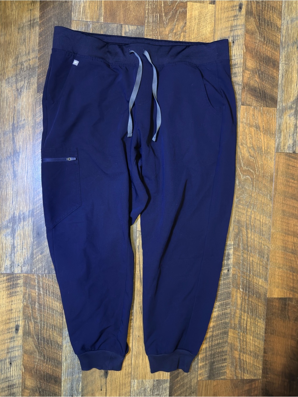 Figs high waisted Zamora Jogger Scrub Pants navy size XL petite